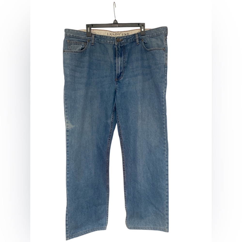 Lands' End Men's Relaxed Fit Denim Jeans GUC 42